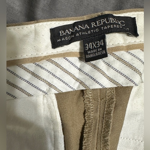 Banana Republic Mason Athletic Tapered Fit (Size: 34X34) - Picture 3 of 3